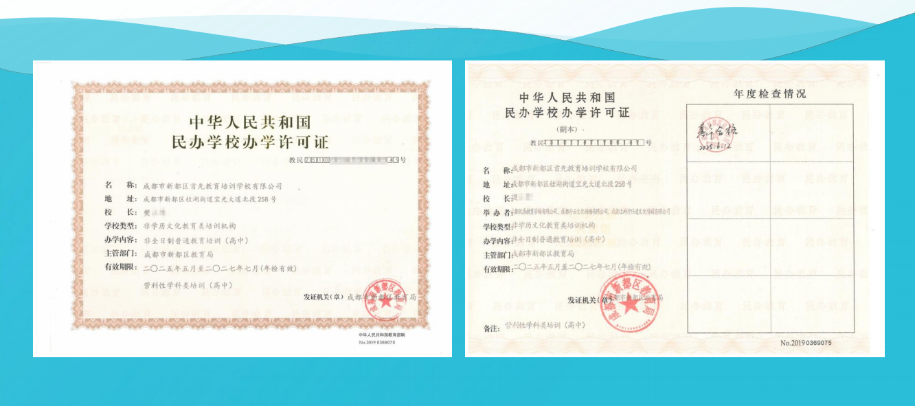 办学许可证 办学许可证